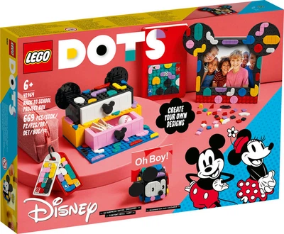 Конструктор LEGO DOTS Знову до школи з Міккі та Мінні Маусами, 6+, 669 деталей, 41964
