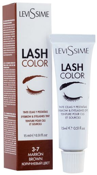 Фарба для брів та вій 3-7 LeviSsime LashColor Brown Коричневий 15мл (8435054645242)