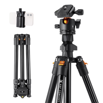 Професійний фотоштатив з головою для панорамної зйомки K&F Concept K234A0+BH28L KF09.101