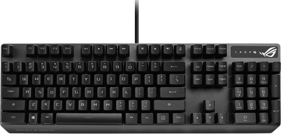 Клавіатура дротова Asus ROG Strix Scope RX Red USB Black (90MP0240-BKUA01)