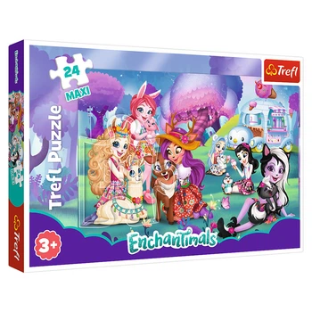 Пазл "Веселый мир Энчантималс", 24 элемента Trefl Mattel Enchantimals (5900511143157)