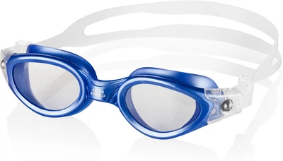 Очки для плавания Aqua Speed синие прозрачные унисекс с Anti-fog защитой для водных видов спорта