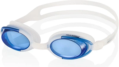 Очки для плавания Aqua Speed Унисекс белый с защитой от запотевания и UV фильтром