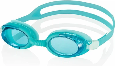Очки для плавания Aqua Speed бирюзовые унисекс с защитой от запотевания и UV защитой для спортсменов