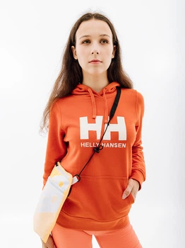 Женское Худи HELLY HANSEN W HH LOGO HOODIE Оранжевый S (7d33978-179 S)
