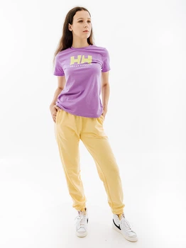 Женская Футболка HELLY HANSEN W HH LOGO T-SHIRT Фиолетовый M (7d34112-699 M)