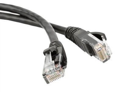 Патч-корд Net-server 2м, UTP, cat.5e, RJ45, медь, черный, Net-302-BK