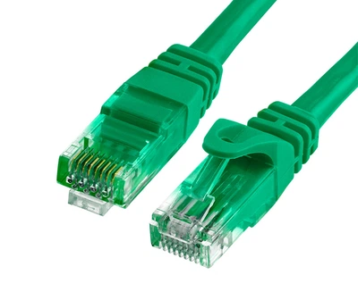 Патч-корд Net-server 3м, UTP, cat.5e, RJ45, медь, зеленый, Net-303-GN
