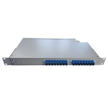 Оптична патч-панель 19″ СSV 1U SC 16 порти у зборі
