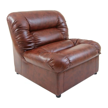 Диван Vizyt Единица 85 x 87 x 85H см Натуральная Кожа Lux Италия Коричневый