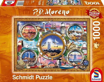 Пазл Schmidt Thomas Kinkade Peter Moreno Lighthouse Пітер Морено Маяк 1000 шт. (‎59902)