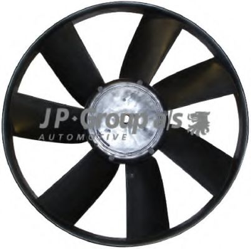 Вентилятор радиатора Golf III/IV/Passat B4 (250/150W/305mm/-AC) JP Group (1199100800)