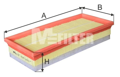 Фільтр повітряний Toyota IQ/Yaris 1.4 D-4D 05- MFilter (K7078)