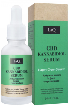 Serum do twarzy kojąco regenerujące LAQ CBD Kannabidiol 30 ml (5902730838005)