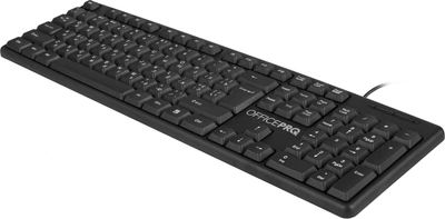 Клавиатура проводная OfficePro SK166 USB Black