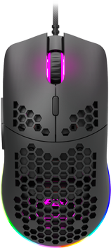 Mysz Canyon Puncher GM-11 USB Przewodowa, czarna (CND-SGM11B)