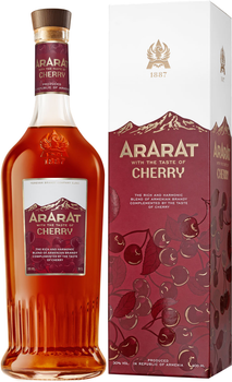 Алкогольний напій ARARAT Cherry 0.5 л 30% у подарунковій упаковці (4850001007654)