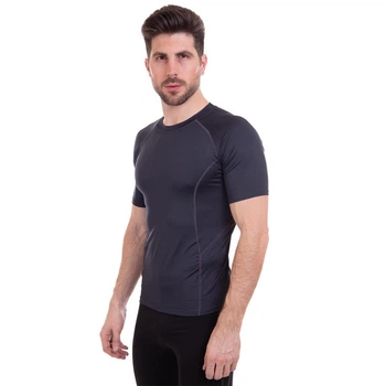 Футболка компресійна чоловіча Zelart Lidong 1102 розмір L (46-48) Deep Grey