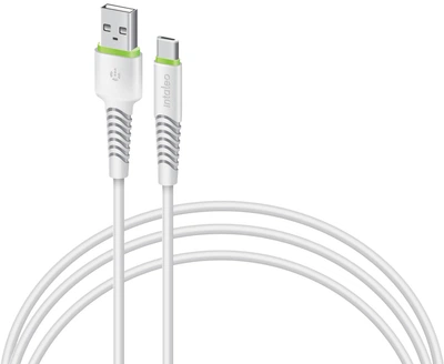 Кабель Intaleo CBFLEXT1 USB-A to Type-C 1.2 м 28W Білий (1283126568534)