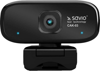 Kamera internetowa Savio CAK-03 720p Czarna (SAVCAK-02)