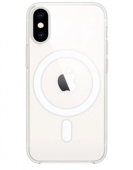 Прозрачный чехол Clear Case with MagSafe для iPhone X/Xs