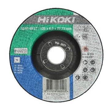 Шлифовальный диск 230х6х22.2 мм по металлу HiKOKI 4100235
