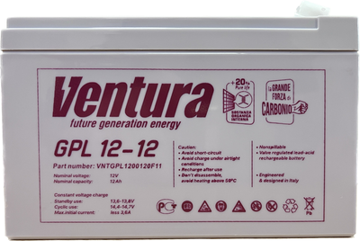 Аккумуляторная батарея Ventura GPL 12-12