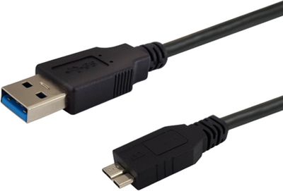 Кабель Savio CL-102 USB A 3.0 (M) - Micro-USB B 3.0 (M) 1 м (SAVKABELCL-102 EOL)