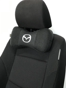 Подушка підголівник EKKOSEAT в машину - трисекційна, чорна. Mazda