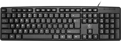 Клавіатура дротова Rebeltec Uno USB Black (RBKLA00038)