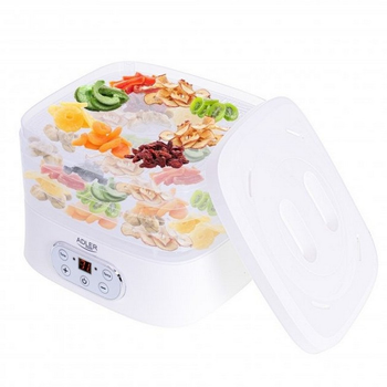 Электросушка для овощей фруктов грибов Adler AD 6658 White N