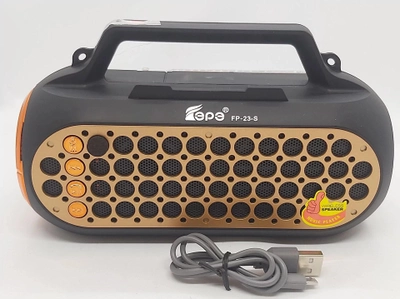 Радиоприемник-колонка с фонариком на солнечной батарее Fepe FP-23-S Bluetooth