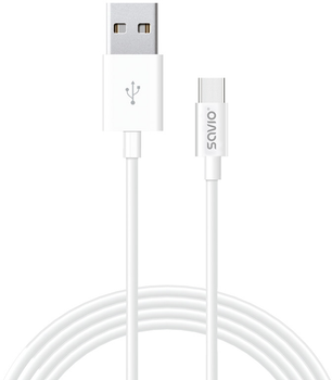 Kabel Savio CL-125 USB-A - USB Type-C 1.5 A 1 m (SAVKABELCL-125)