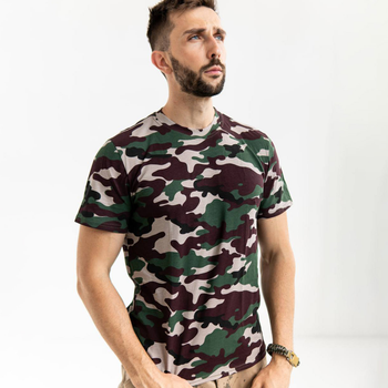 Мужская хлопковая футболка свободного кроя мультикам размер 54-56