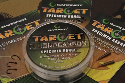 Флюорокарбон Gardner TARGET FLUOROCARBON, 8Ib, 3,6 кг, 0,25 мм, 25 м (TF8)