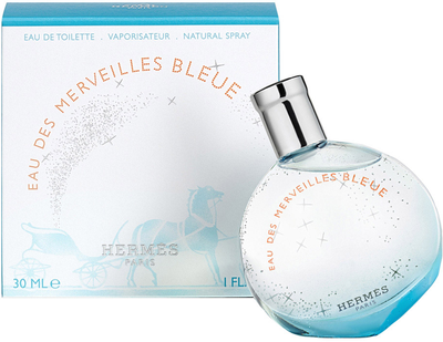 Туалетна вода для жінок Hermes Eau des Merveilles Bleue 30 мл (3346131796878)