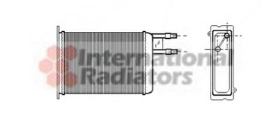 Радиатор отопителя JUMPER/DUCATO/BOXER MT Van Wezel Van Wezel (09006128)