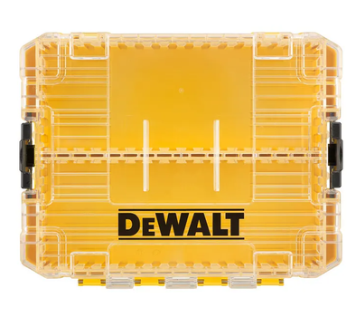 Футляр для бит системы TSTAK Tough Case М DeWALT с футляром 25 мм х25 шт-2 шт., кассета для бит 7х25 мм.-3 шт., кассета для бит 7х57 мм.-3 шт. DT70803