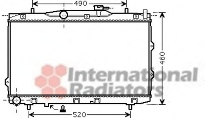 Радіатор CERATO 16i/20i MT 04- Van Wezel Van Wezel (83002074)