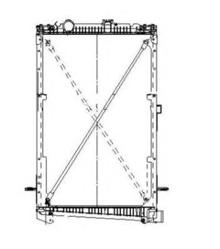 Радіатор охолодження DAF CF 85 вир-во NRF NRF (519679)