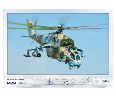 Постер CP Мі-24, Авіація 84х60 см (293)