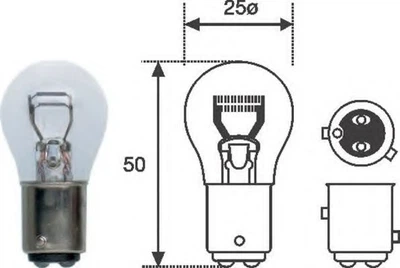 Автолампа MAGNETI MARELLI 008529100000 Magneti Marelli (008529100000)