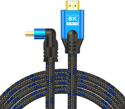 Kabel Savio CL-147 HDMI 1.8 m HDMI Type A Black, Blue (SAVKABELCL-147)