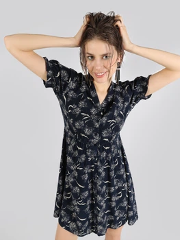 Платье короткое летнее женское Colin's CL1064095NAV XS Navy (8683197713834)