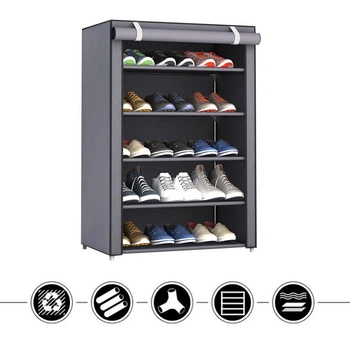 Стеллаж 60X30X90 для хранения обуви Combination&nbsp;Shoe&nbsp;Frame на 5 полок (16030C5P00172) CLS55