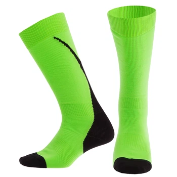 Гетры футбольные KS-04M ZELART юниорские р.32-39/20-24см полиэстер light green/black