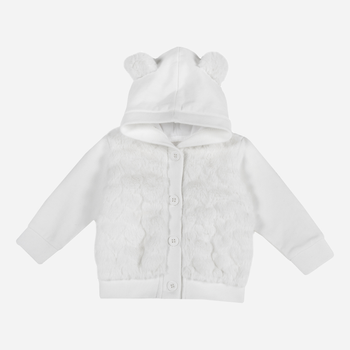 Sweter rozpinany dla dziewczynki Chicco 09009477000000-030 68 cm Biały (8054707804678)