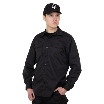 Рубашка тактическая Military Rangers ZK-JK6005 Цвет: Черный размер: L (46-48)