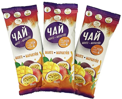 Концентрат напою рідкий Смакуйте Чай Манго-маракуйя 50 г х 12 шт ...