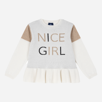 Дитячий светр для дівчинки Chicco 09069558000000-061 86 см Бежевий (8059609195541)